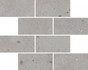 Мозаика Italon Avantgarde Silver Minibrick керамогранит 23.7х29.5 см матовая серый 610110001213