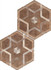 Керамогранит Deco Exagona Texture 5