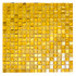 Мозаика Imagine Lab HT130 (gold) стекло 30х30 см глянцевая чип 15х15 мм, золотой-oro-gold