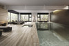 Керамогранит Travertino Lucido 150x150 Maxfine Travertini полированный универсальная плитка L150288MF6