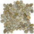 Мозаика Marble Mosaic Pebbles White Stone Pol галька 30х30 см глянцевая, белый