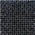 Мозаика из мрамора и стекла PIX714, чип 15x15 мм, сетка 300х300x8 мм глянцевая, черный