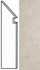 Плинтус Brave Gypsum Battiscopa Sag. SX A1JF 7,2x30 шт керамогранит