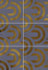 Декор Vives Hanami Takada Indigo Oro 23x33.5 керамический