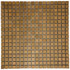 Мозаика Marble Mosaic Metalic Rose Pol нержавеющая сталь 30х30 см полированная чип 15х15 мм, золотой-oro-gold