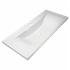Комплект Opadiris Оникс 100 белый глянцевый с серебряной патиной (тумба+раковина+зеркало с подсветкой)