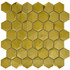 Мозаика Marble Mosaic Multishapes Hex нержавеющая сталь 30.5х30.5 см 3D чип 48х48 мм, золотой-oro-gold