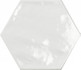 Керамогранит EC.B.Chiara Blanco Hex 20х24 Eco Ceramica полированный универсальный 923219