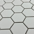 Мозаика Marble Mosaic Hex Ceramic White керамика 28.2х32.5 см матовая чип 51x59 мм, белый