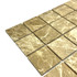 Мозаика Marble Mosaic Emperador light Pol камень 30.5х30.5 см полированная чип 48х48 мм, бежевый, коричневый