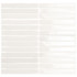 Мозаика Short Stick Blanco Multitono керамика 28х30 см Amadis Fine Tiles глянцевая чип 20х150 мм, белый 8436552229385
