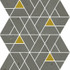 Мозаика Italon Avantgarde Black Mosaico Luxor керамогранит 30.7х30.9 см матовая желтый, серый, черный 620110000242