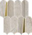 Мозаика Stellaris Elegant Silver Mosaico Elegant керамогранит 32.5х36.1 см Italon полированная, золотой-oro-gold, серый 620110000233