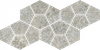 Мозаика Italon Magma Silver Mosaico Prism керамогранит 20.5х41.3 см матовая серебро-silver, серый 620110000246