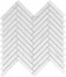 Декор Marvel Carrara Pure Herringbone Wall керамический