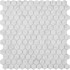 Мозаика AGHG23-WHITE стекло 29.3х29.7 см матовая чип 23х26 мм, белый