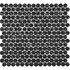 Мозаика AGKO19-BLACK стекло 29.2х30.3 см матовая чип 19х19 мм, черный