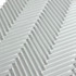 Мозаика Marble Mosaic Chevron White стекло 25.5х26 см полированная чип 10х48 мм белый