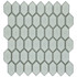Мозаика Marble Mosaic Rombi White стекло 30.3х33 см глянцевая чип 35x48 мм, белый