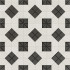 Керамогранит Suit Black and White 28x28 Wow матовый напольный 130012