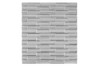 3D панель самоклеющаяся Lako Decor Скошенный кирпич серебристо-серый для стен 770х700х6 мм (плитка пвх LVT) LKD-06-05-04