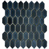 Мозаика Marble Mosaic Rombi Blue керамика 30.3х33 см матовая чип 35x48 мм, синий