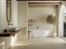 Керамогранит Castle Ivory 60x120 Grespania Ceramica S.A. Riverside антискользящий (grip), матовый универсальная плитка 44RV219