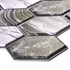 Комплект объемных 3D панелей Мраморные соты самоклеющиеся Lako Decor 300х300х4 мм (плитка пвх LVT) LKD-JF-2810