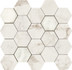 Мозаика 02617 Hexagon Imperial Pearl Lev 34x36 керамогранитная