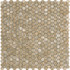 Мозаика 100240888 Gravity Aluminium Hexagon Gold 30,7х30,4 металл L'Antic Colonial Mosaics Collection полированная, L244008671