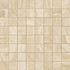 Мозаика Marvel Trav. Alabastrino Mosaico Lapp. керамогранит 30х30 см лаппатированная, бежевый
