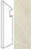 Плинтус MARVEL Imperial White Battiscopa Sag.Sx AFB3 7,2x30 шт керамогранит
