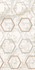 Декор Apulia Oro Hexagone Azori 31.5x63 глянцевый, матовый керамический 589002003