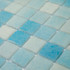 Мозаика Togama Niebla Piscina AntiSlip стекло 34х34 см противоскользящая чип 25х25 мм, голубой, белый