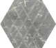 Керамогранит Marvelstone Light Grey Heksagon Gres Szkl. Mat. Paradyz Ceramika 17.1х19.8 матовый универсальный 5900144011588