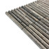 Мозаика Marble Mosaic Travertine Dark Bars мрамор 30.5х30.5 см матовая чип 15х151 мм коричневый