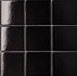 Мозаика Black Glossy (MH84000) 30х30 керамогранит глянцевая чип 97х97 мм, черный С0005251