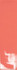 Настенная плитка Maiolica Gloss Coral 7,5х30 глянцевая керамическая