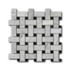 Мозаика Bianco Carrara + Nero Marquina 1.5x1.5x1