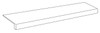 Ступень фронтальная Rinascente Ivory Scal. Front./Ринашенте Айвори 33x120 керамогранит матовая 620070802245