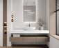Керамогранит Timeless Grigio Серый LP6012G0021R 59,5х119,1 матовый карвинг  Laparet универсальная плитка х9999311688