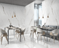 Керамогранит Fantastic White 9 mm Poli 60х120 Artcer Marble полированный универсальная плитка 893