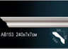 Перфект Карниз потолочный гладкий AB153F