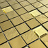 Мозаика Marble Mosaic Cosmopolitan стекло 30х30 см глянцевая чип 32x32 мм, золотой-oro-gold