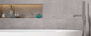 Настенная плитка Atrio Stripes Grey 40х120 Mykonos матовая керамическая