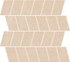 Мозаика Mosaico Loing Crema 30x30 керамогранитная