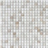 Мозаика Orro Mosaic Valentino Bianco Pol мрамор 30.5х30.5 см полированная чип 15х15 мм, бежевый, белый
