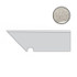 Плинтус Klif White Battiscopa Sag.Sx. AN4L 7,2x30 шт керамогранит