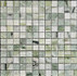 Мозаика PIX 314 Jet Green, мрамор 30.5х30.5 см Pixmosaic полированная чип 23х23 мм, зеленый, серый