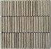 Мозаика Pixmosaic PIX 357 White Wooden, чип 10/12/15х100 мм, сетка полированная мрамор бежевый